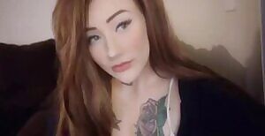 Secret ahegao while step brother is in room eeeee ;3