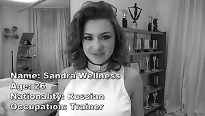 Russian Suka Sandra Wellness Anal Casting with Rocco
