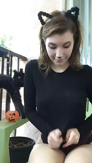 Adorable kitty titty drop