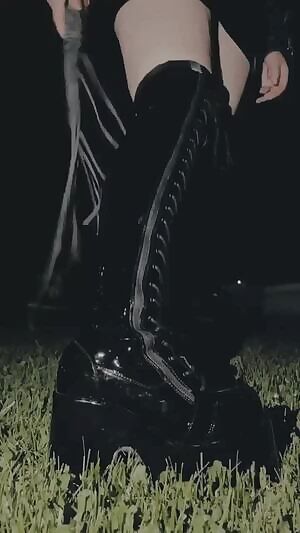 Are you worthy of worshipping my boots