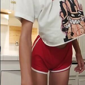 Very big considering that she's thin.