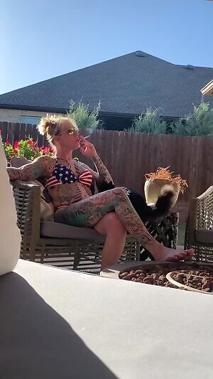 Smokey exhale vid of screenshot.