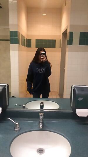 being sneaky before class