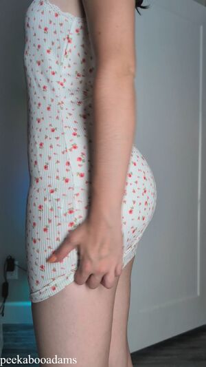 White Underwear Ass Bubble Butt Panties