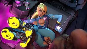 Samus vs Hellknight,