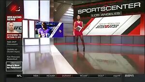 cari champion has erotic legs wearing hose and heels