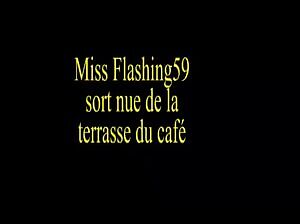 Walking naked from the cafe