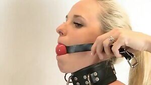 She didn't want to wear the ballgag ... but she did, and she knew it wouldn't come out til her Mistress took it out