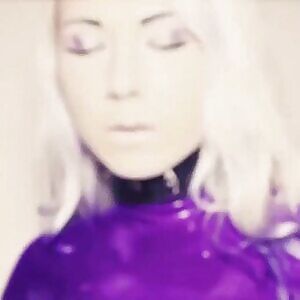 Latex catsuit and arms strap!