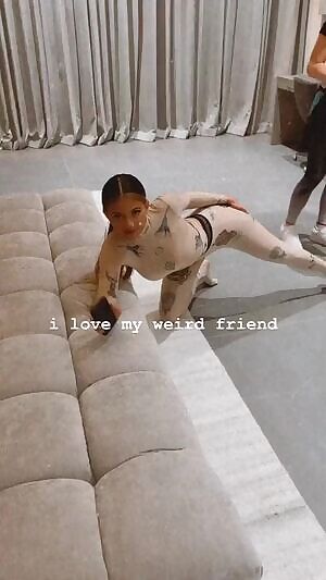 Kylie Jenner preparing to take dick