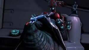 Titania having problems holding her eggs