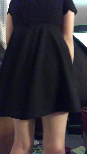 I should be careful how I bend down in this dress