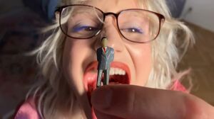 Giantess IRL Tongue Vore