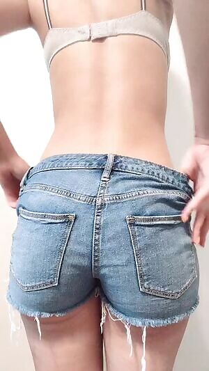 July 4th SALE ❤️⭐️💙 let me raise your flag with these creamy panties only $30 ❤️ includes orgasm and extra pics ✨ kik: peachii_kitten