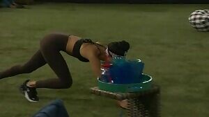 Analyse Talavera from Big Brother 21 live feeds working out