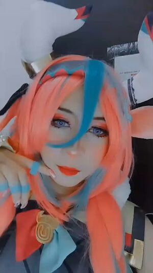 Grabbing His Butt Cosplay Deepthroat Double Blowjob