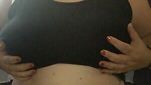 I just love the way breasts feel.... especially my own.