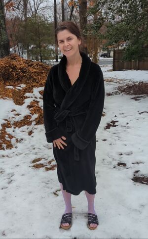 Cold & Snow MILF Natural Tits