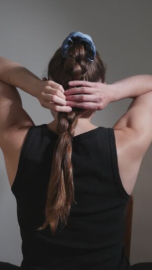Long Hair Muscular Milf Ponytail