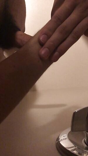 Showing my cock is as thick as my wrist