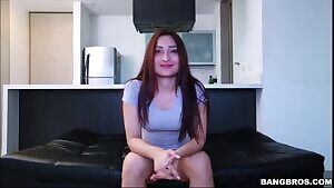 Beautiful Colombiana in Action