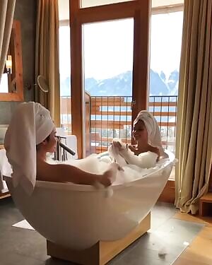 In the bathtub with Irina