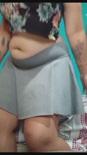 Belly Play Boobs Cute GF Latina