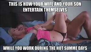 How ur wife and ur son spend their time while u're working...