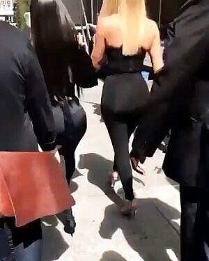 Kim and Khloe Big Asses