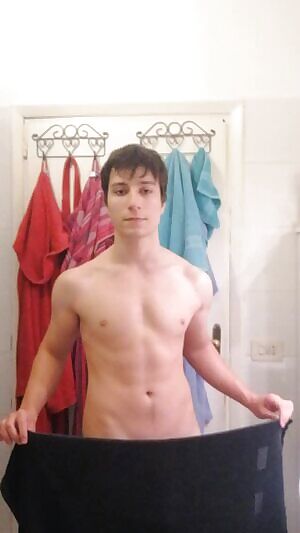 What's under the towel? ...kinda obvious, actually.