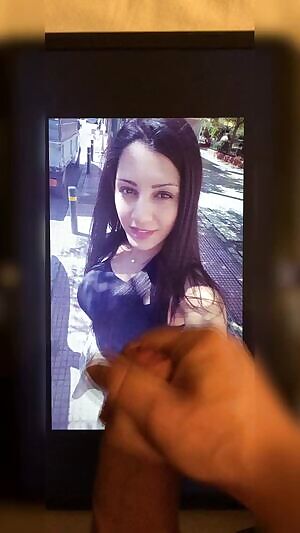 Came on this big titted chick