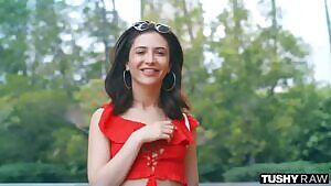 In her new Tushy Raw scene