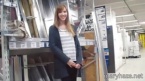 Sucking dick in a hardware store