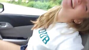 holdthemoan - Stripping in the car