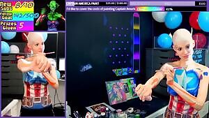 Twitch finally allowed Kay Pike Fashion to paint topless