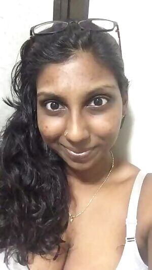 Cute girl's sexy selfie