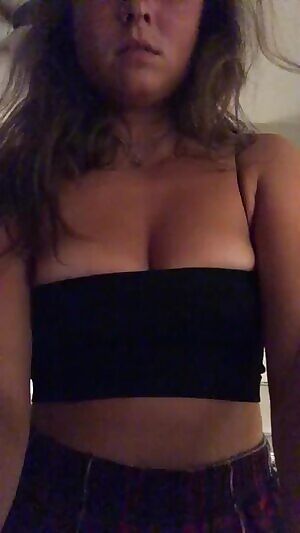 College Girl Strips Naked In Her Room