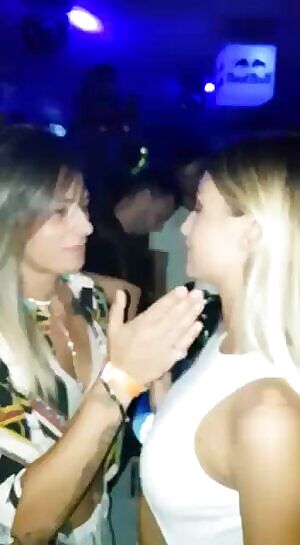 Two Friends Playing at the Club