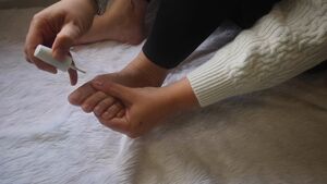 White Toes BareFootMilf Dirty Feet Foot