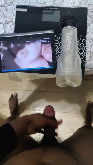 Male Sex Toys Fleshlight Gooning Masturbating