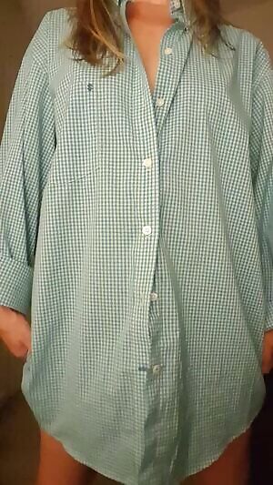 His shirt feels good on me