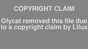 Huge ruin over her pantyhose