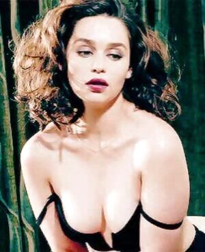 Emilia Clarke-Would kneel before thy tits