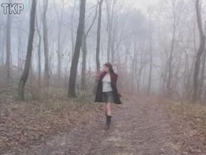 Public Urination Exposed Flashing Outdoor Panty Peel