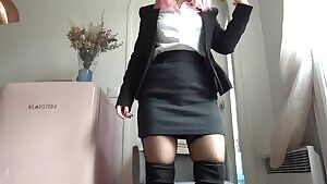 Getting naughty in my business outfit!