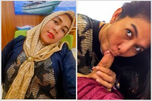 Sweet Hijabis Asian Blowjob Cock Hijab