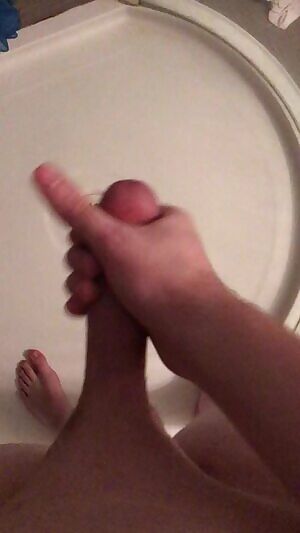 Pre shower orgasm~