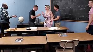 Teacher raises voice a little too loud