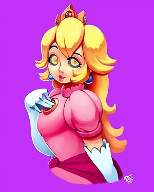 Peach getting hypnotized