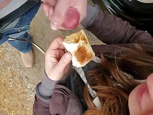 A little fun at the end of the driveway with my bull this morning, hookups don't always have to take long LOL